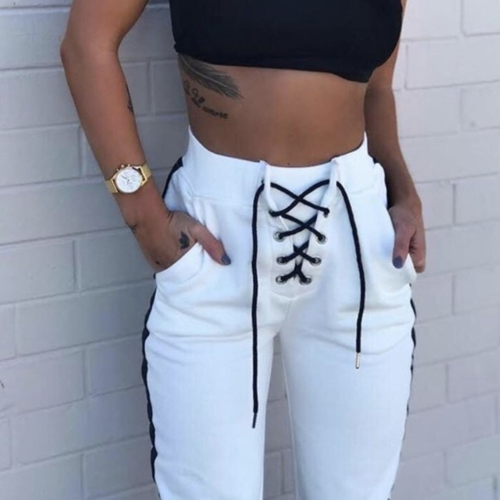 TIGER MIST Lace Up Pants